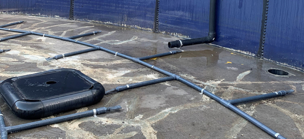 Aeromixssyteem mestsilo Aeromix beluchting